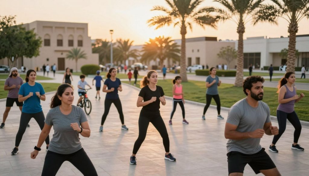 اللياقة البدنية في مجتمعك اللياقة البدنية في مجتمعك